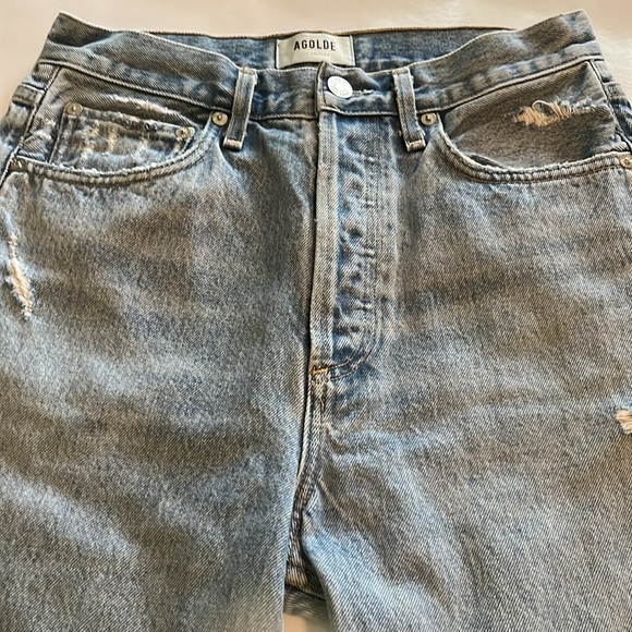 Agolde 90’s Mid Rise Straight Size 25 - Picture 15 of 16